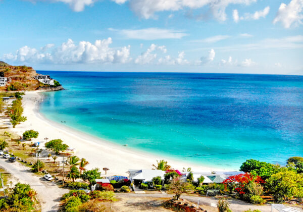 Bella,vista,di,Freyes,spiaggia,Antigua,e,Barbuda