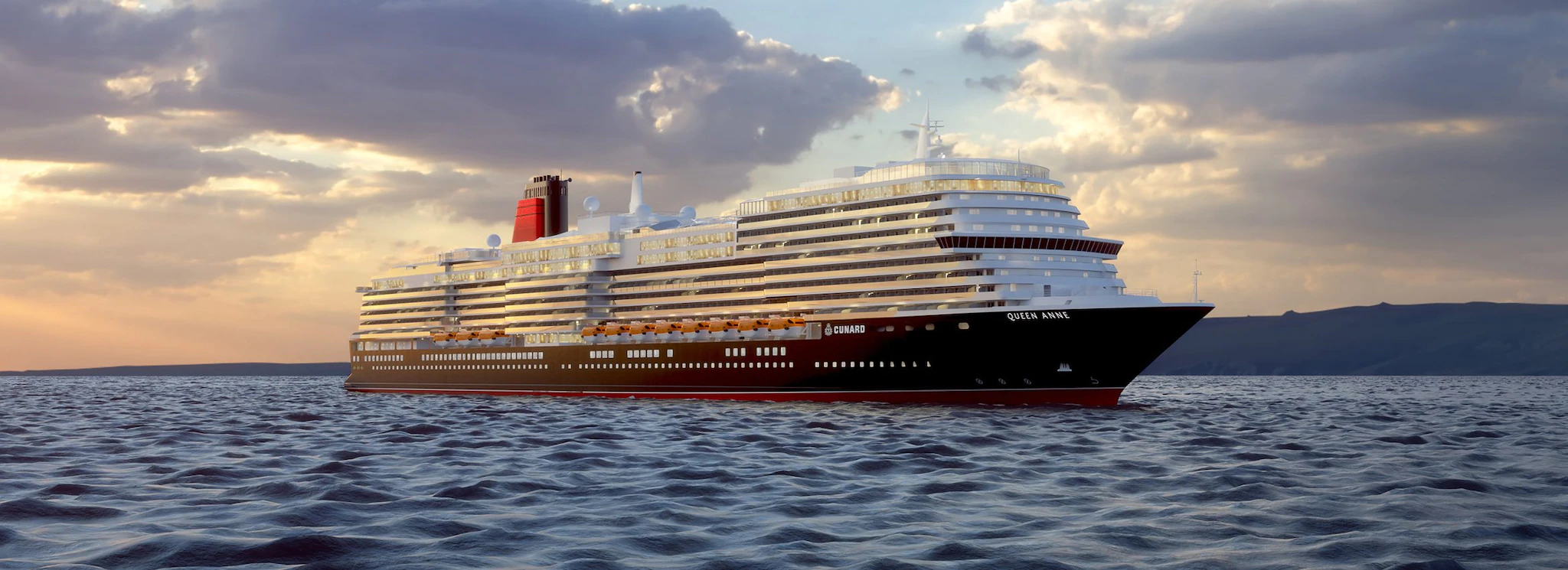 Cunard’s inizia il conto alla rovescia di sei mesi per il debutto della Queen Anne