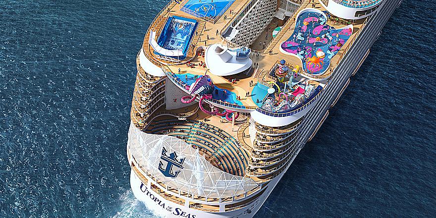 Utopia of the Seas, Royal Caribbean – più vicino al debutto