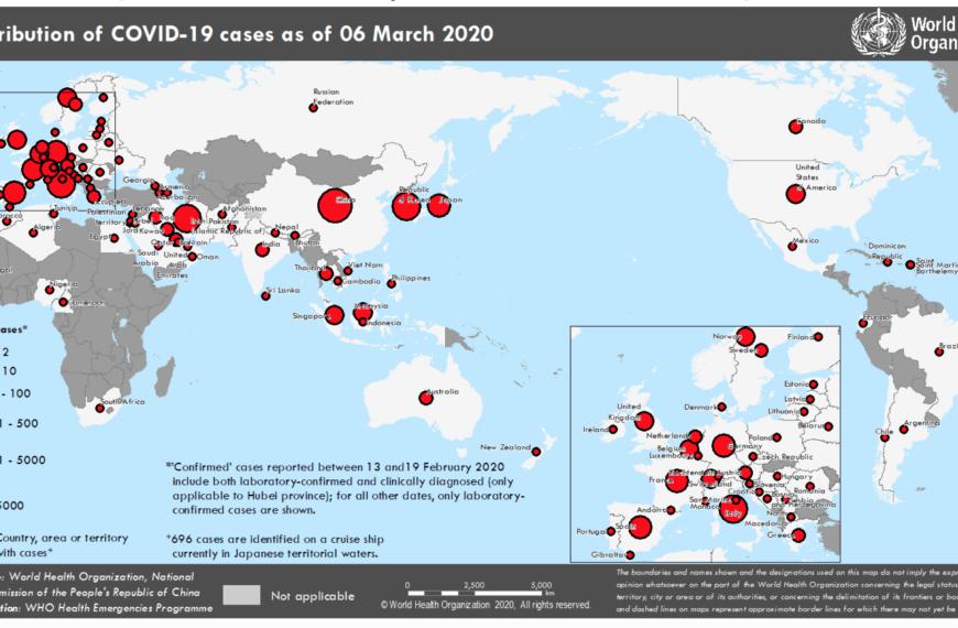 Coronavirus 2019 (COVID-19) – aggiornamento globale – 07 marzo 2020