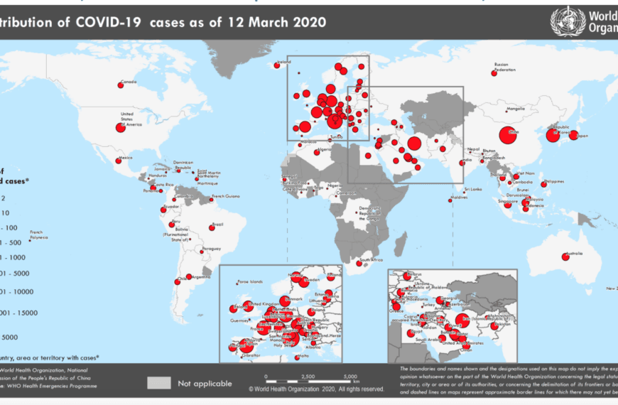 Coronavirus 2019 (COVID-19) – aggiornamento globale – 13 marzo 2020