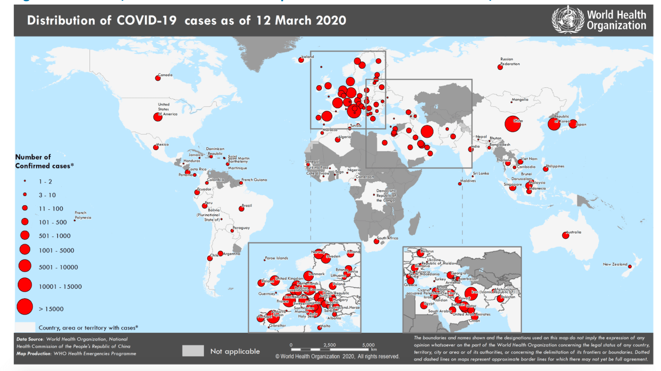 Coronavirus 2019 (COVID-19) – aggiornamento globale – 13 marzo 2020