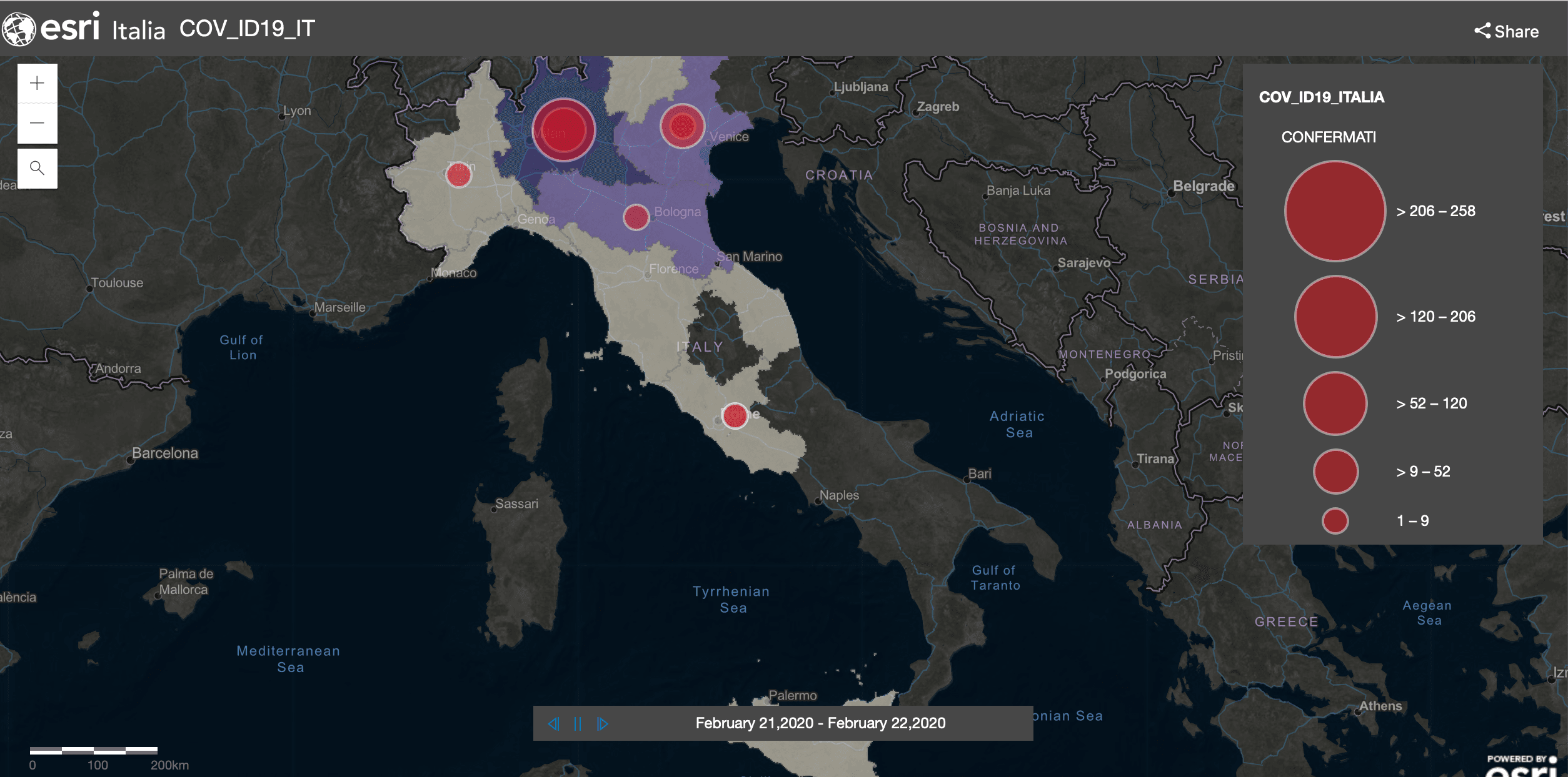 Coronavirus 2019 (COVID-19) – situazione aggiornata Italia – 26 febbraio 2020